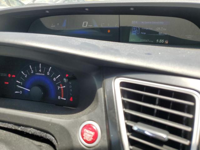 2HGFB2F99FH507488 - 2015 HONDA CIVIC EXL GRAY photo 9