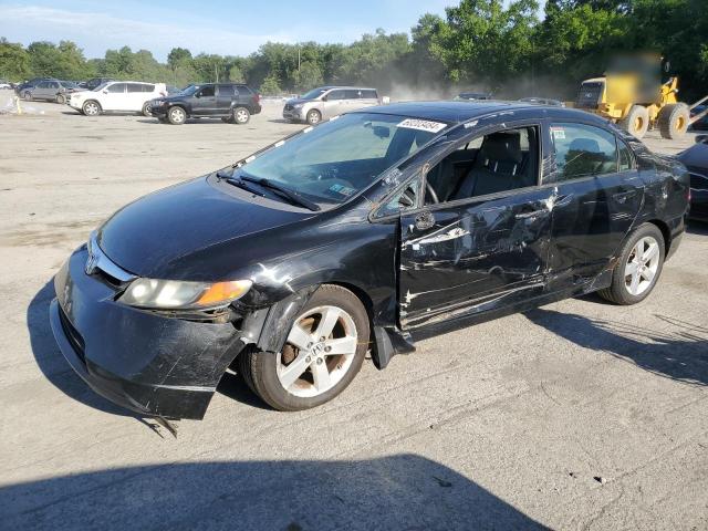 2HGFA16988H329072 - 2008 HONDA CIVIC EXL შავი ფოტო 1