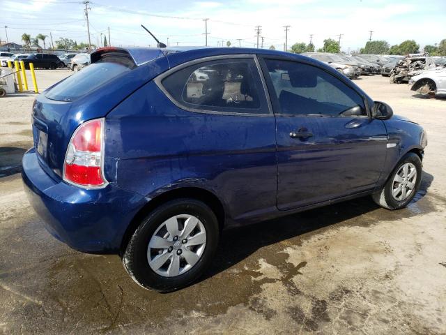 KMHCM36C58U070212 - 2008 HYUNDAI ACCENT GS BLUE photo 3