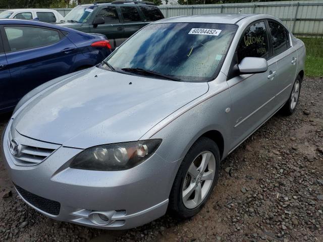 JM1BK323361537279 - 2006 MAZDA 3 S SILVER photo 2