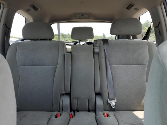 5TDBK3EH3BS056663 - 2011 TOYOTA HIGHLANDER BASE رمادي صورة 10