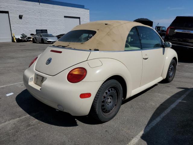 3VWBM31YX4M345832 - 2004 VOLKSWAGEN NEW BEETLE GL 奶油色 照片 3