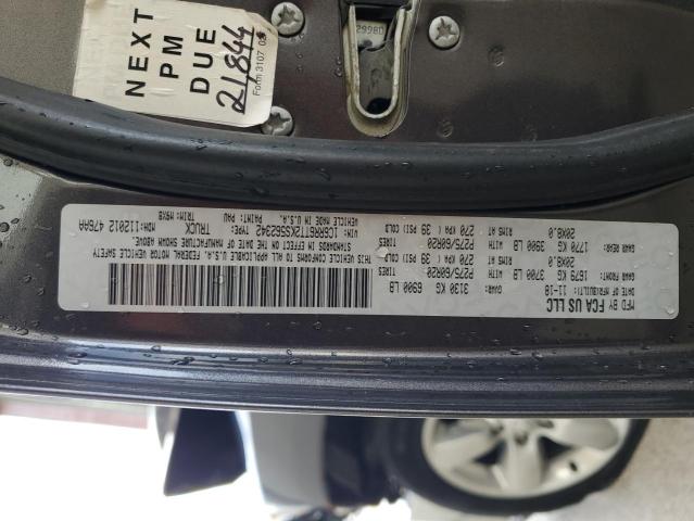 1C6RR6TT2KS562342 - 2019 RAM 1500 CLASS SLT 灰色 照片 12