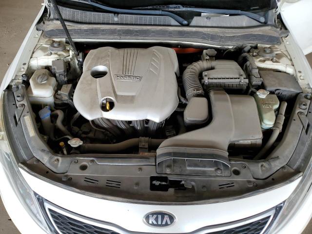 KNAGM4AD0C5025254 - 2012 KIA OPTIMA HYBRID WHITE photo 11