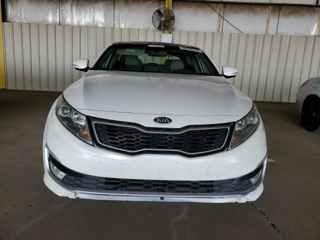 KNAGM4AD0C5025254 - 2012 KIA OPTIMA HYBRID WHITE photo 5