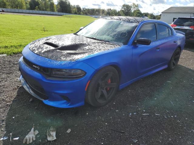 2C3CDXL93HH503294 - 2017 DODGE CHARGER SR BLUE photo 9