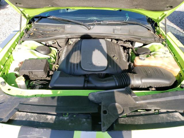 2C3CDZBT2FH822983 - 2015 DODGE CHALLENGER SXT PLUS GREEN photo 11