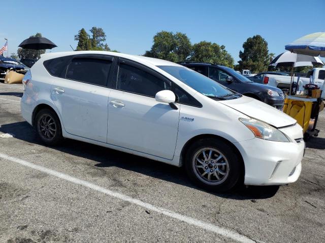 JTDZN3EU8C3130312 - 2012 TOYOTA PRIUS V WHITE photo 4