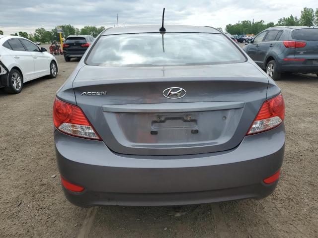 KMHCT4AE9DU510508 - 2013 HYUNDAI ACCENT GLS 灰色 照片 6