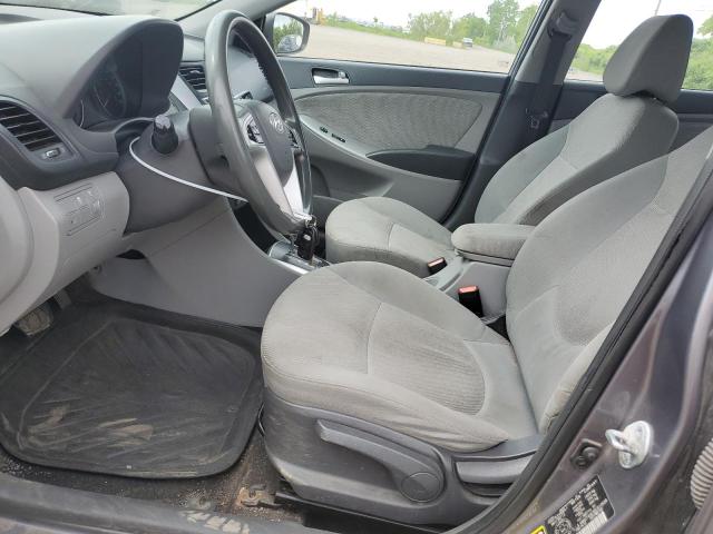 KMHCT4AE9DU510508 - 2013 HYUNDAI ACCENT GLS 灰色 照片 7