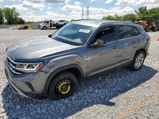 1V21E2CA8LC209686 - 2020 VOLKSWAGEN ATLAS CROS SE GRAY photo 1