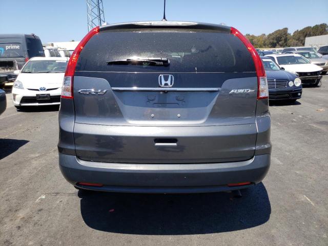 5J6RM4H7XEL075390 - 2014 HONDA CR-V EXL GRAY photo 6