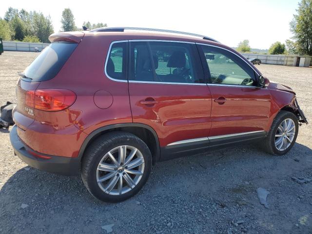 WVGBV3AX6EW033088 - 2014 VOLKSWAGEN TIGUAN S RED photo 3