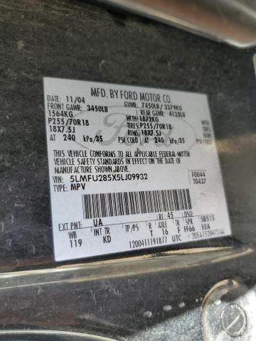 5LMFU285X5LJ09932 - 2005 LINCOLN NAVIGATOR 黑色 照片 13