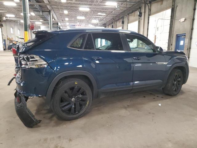 1V2KE2CA1NC216227 - 2022 VOLKSWAGEN ATLAS CROS SE BLUE photo 3