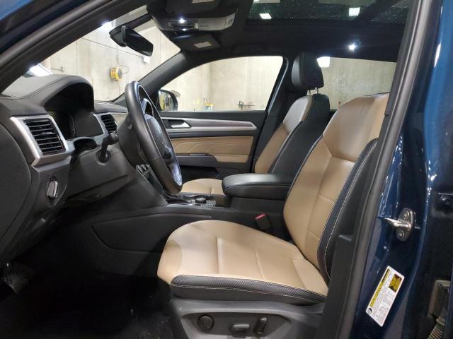 1V2KE2CA1NC216227 - 2022 VOLKSWAGEN ATLAS CROS SE BLUE photo 7