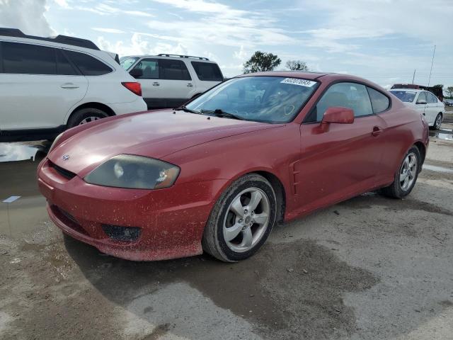 KMHHM65DX6U220474 - 2006 HYUNDAI TIBURON GS RED photo 1