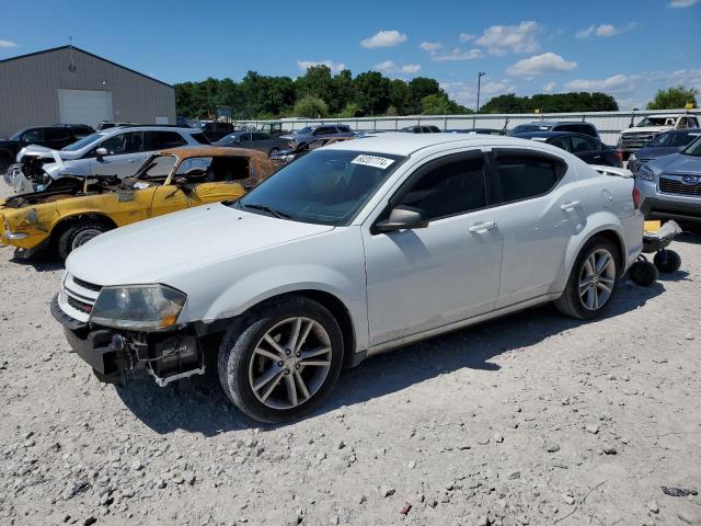 1C3CDZAB3EN219104 - 2014 DODGE AVENGER SE WHITE photo 1