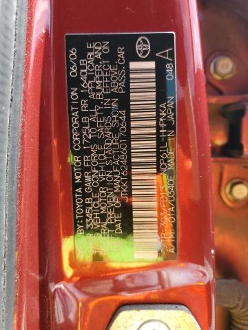 JTKKT624860170644 - 2006 TOYOTA SCION XA BURGUNDY photo 12