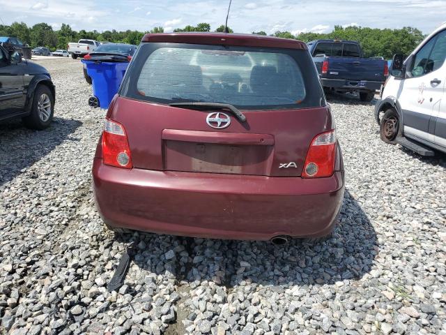 JTKKT624860170644 - 2006 TOYOTA SCION XA BURGUNDY photo 6