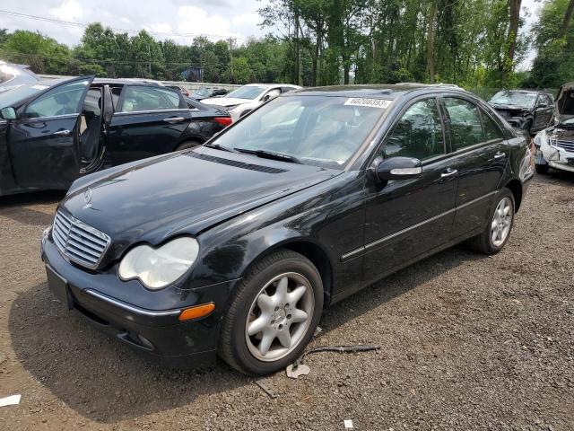 WDBRF81J34F532811 - 2004 MERCEDES-BENZ C 240 4MATIC BLACK photo 1