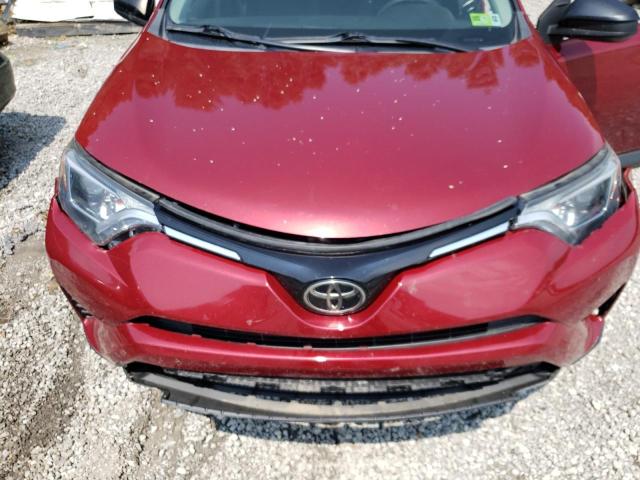 2T3BFREV2JW821470 - 2018 TOYOTA RAV4 LE MAROON photo 12