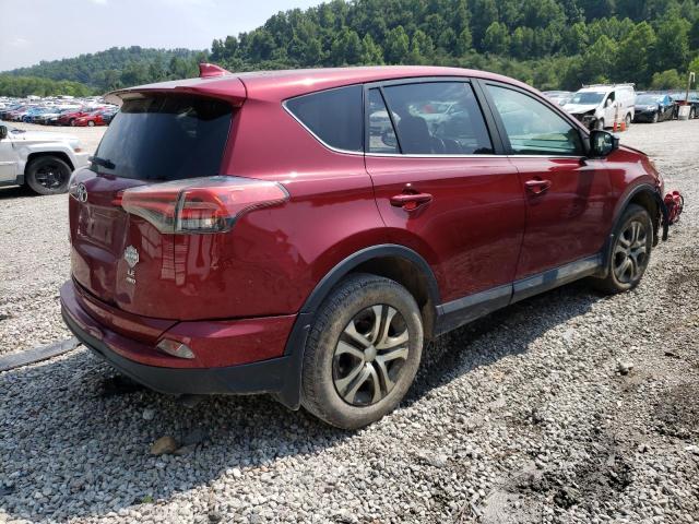 2T3BFREV2JW821470 - 2018 TOYOTA RAV4 LE MAROON photo 3