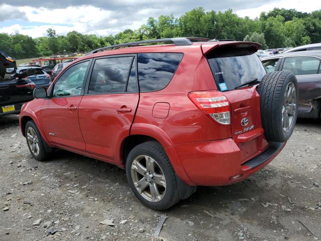 2T3RF4DVXAW043812 - 2010 TOYOTA RAV4 SPORT RED photo 2