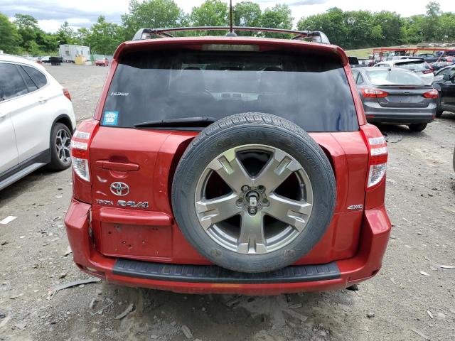 2T3RF4DVXAW043812 - 2010 TOYOTA RAV4 SPORT RED photo 6