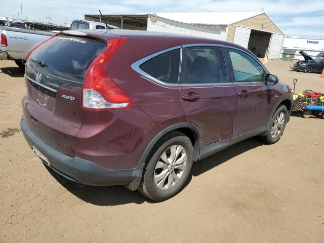 5J6RM4H59EL107325 - 2014 HONDA CR-V EX BURGUNDY photo 3