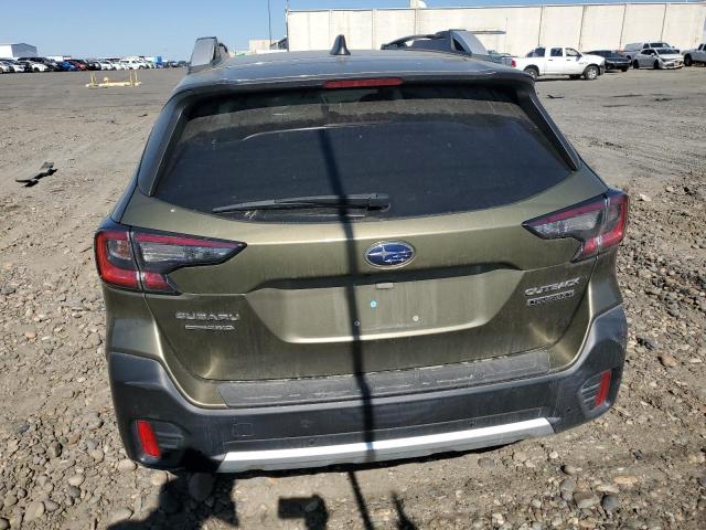 4S4BTGPD7L3164877 - 2020 SUBARU OUTBACK TOURING LDL GREEN photo 6