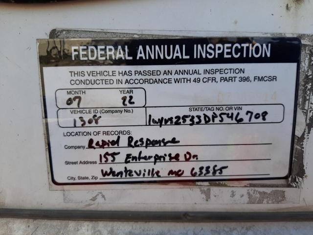 1UYVS2533DP546708 - 2013 UTILITY TRAILER Սպիտակ լուսանկար 10