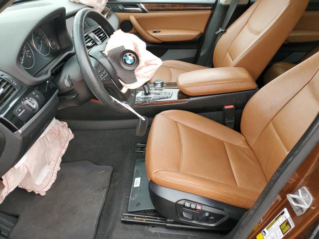 5UXWX9C52H0D98861 - 2017 BMW X3 XDRIVE28I BROWN photo 7