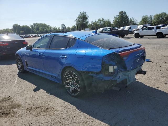 KNAE55LC4N6110108 - 2022 KIA STINGER GT2 BLUE photo 2