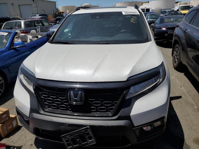 5FNYF8H03LB005283 - 2020 HONDA PASSPORT ELITE WHITE photo 5