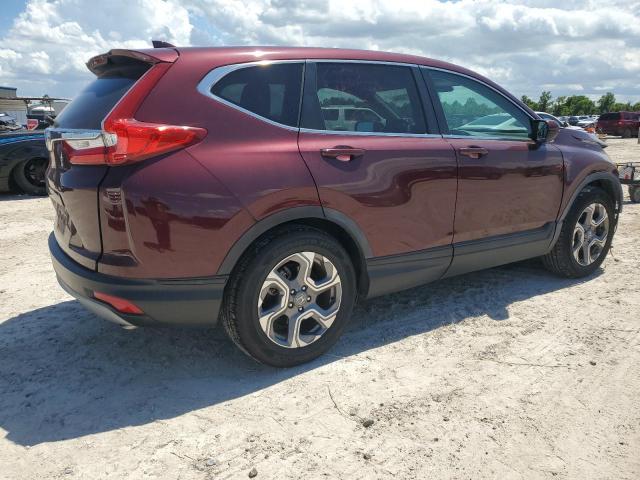 7FARW1H52KE031593 - 2019 HONDA CR-V EX BURGUNDY photo 3