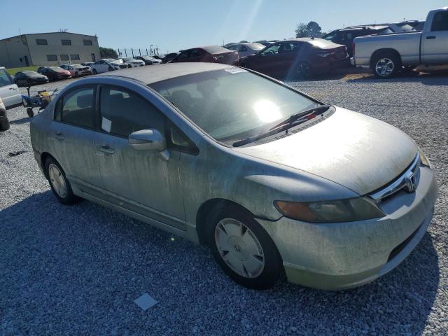 JHMFA36278S027437 - 2008 HONDA CIVIC HYBRID SILVER photo 4