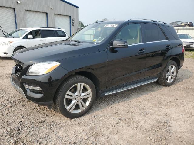 4JGDA5HB8EA352693 - 2014 MERCEDES-BENZ ML 350 4MATIC BLACK photo 1