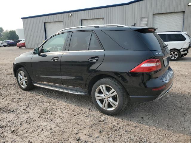 4JGDA5HB8EA352693 - 2014 MERCEDES-BENZ ML 350 4MATIC BLACK photo 2