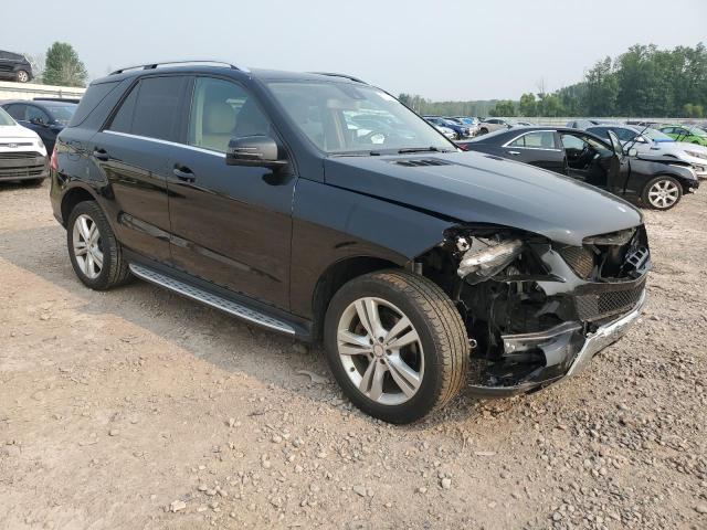 4JGDA5HB8EA352693 - 2014 MERCEDES-BENZ ML 350 4MATIC BLACK photo 4