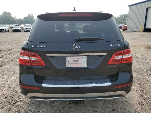 4JGDA5HB8EA352693 - 2014 MERCEDES-BENZ ML 350 4MATIC BLACK photo 6