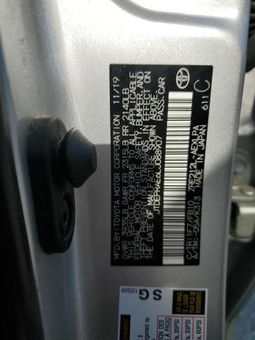 JTDEPRAE6LJ088907 - 2020 TOYOTA COROLLA LE Gümüş foto 12