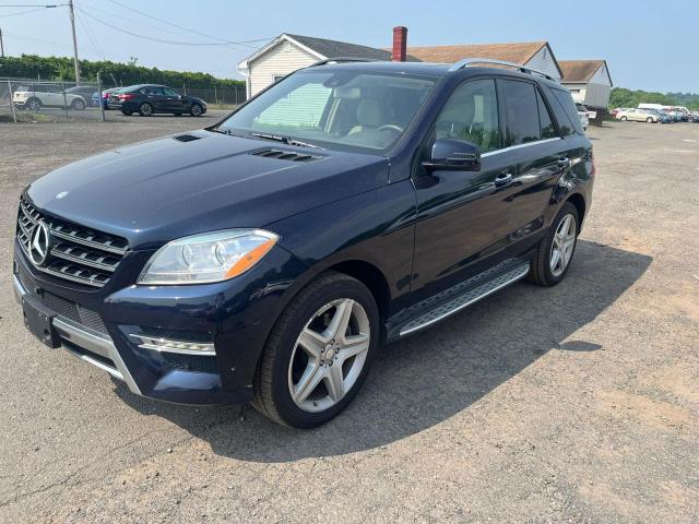 4JGDA5HB8EA321217 - 2014 MERCEDES-BENZ ML 350 4MATIC BLUE photo 1