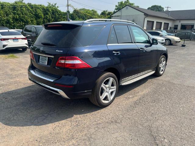 4JGDA5HB8EA321217 - 2014 MERCEDES-BENZ ML 350 4MATIC BLUE photo 3