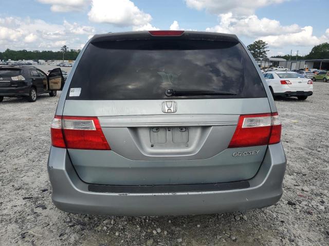 5FNRL38405B098415 - 2005 HONDA ODYSSEY EX SILVER photo 6