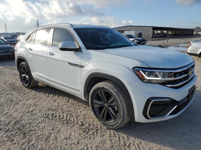 1V2ME2CA9MC240170 - 2021 VOLKSWAGEN ATLAS CROS SE Белый фото 4