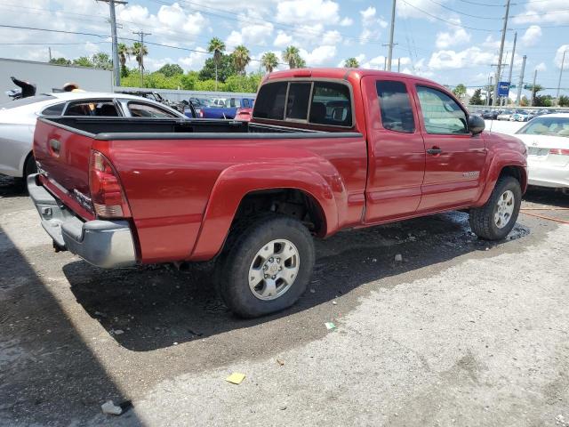 5TETU62N56Z158128 - 2006 TOYOTA TACOMA PRERUNNER ACCESS CAB RED photo 3