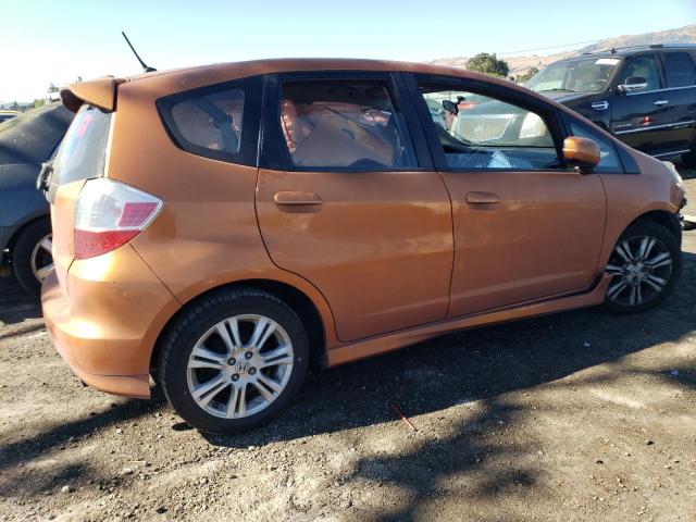 JHMGE8H48AS021544 - 2010 HONDA FIT SPORT ORANGE photo 3