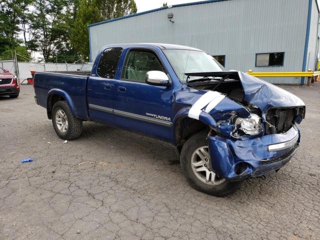 5TBBT44135S466383 - 2005 TOYOTA TUNDRA ACCESS CAB SR5 BLUE photo 4