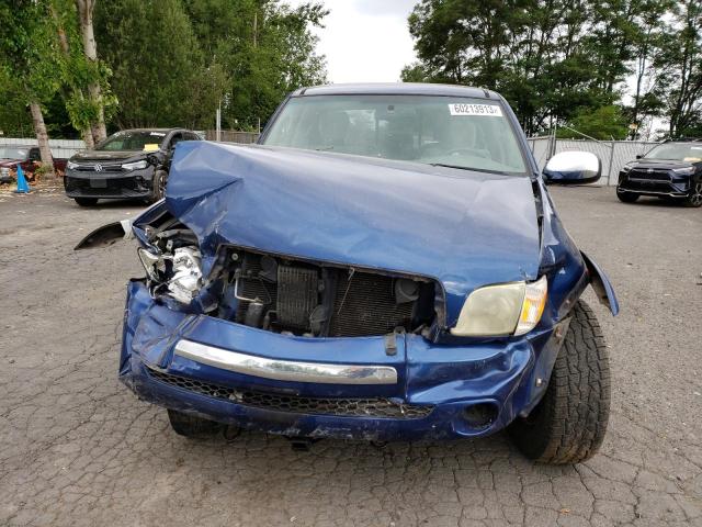 5TBBT44135S466383 - 2005 TOYOTA TUNDRA ACCESS CAB SR5 BLUE photo 5